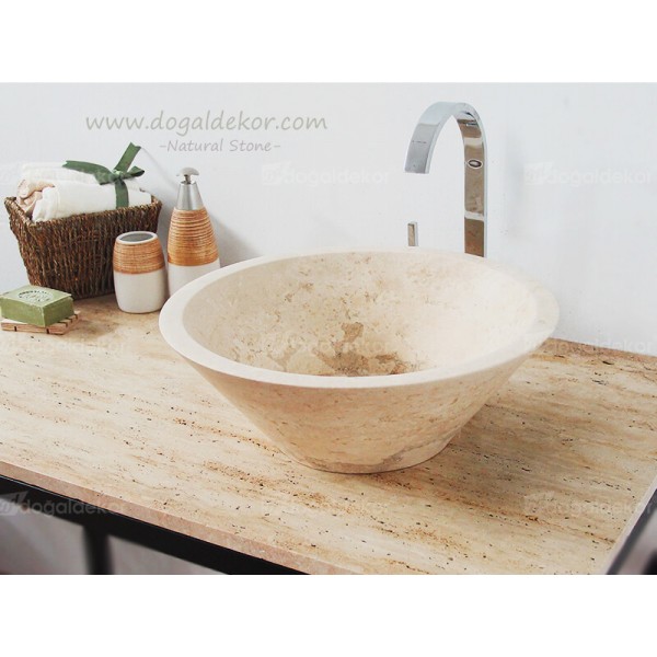 14.5x42cm Tezgah Üstü Çanak Banyo Lavabo Modelleri -DT1450